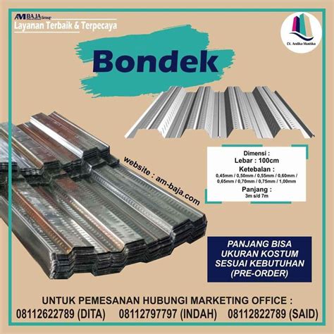 Pengertian Bondek Am Baja Group