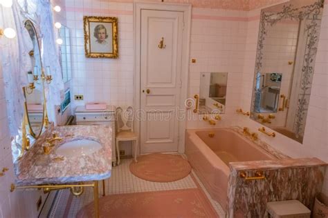 Interior View Of The Bathroom At Hillwood Estate Mansion Currently