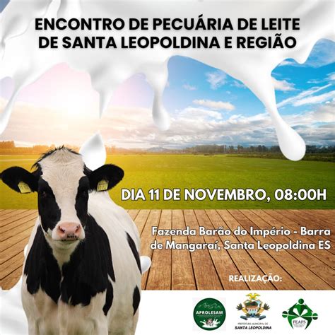 Encontro de Pecuária de Leite será na Fazenda Barão do Império Vaz