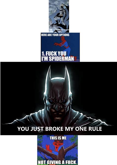 Spiderman vs Batman : r/SpideyMeme