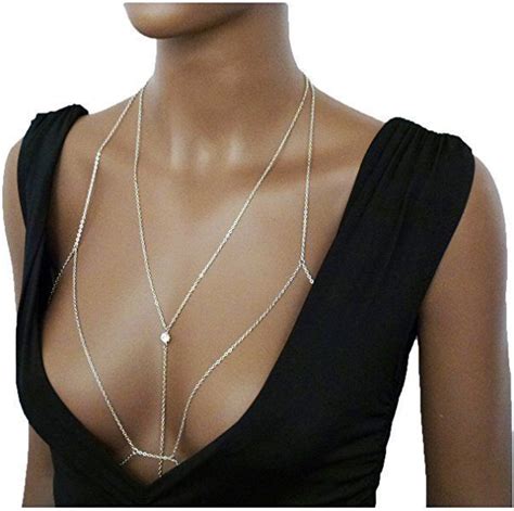 Gold Body Necklace Gold Body Necklace Body Chain Gold Body Chain Body