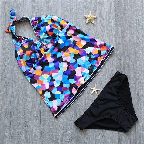 Women Sexy Bikini Two Piece Floral Suit Fringe Halter Swimwear Swimwear And Bikini Price