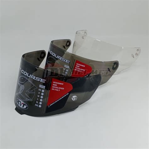 Jual Flat Visor KYT TT Course TTC Dark Smoke Light Smoke Dan