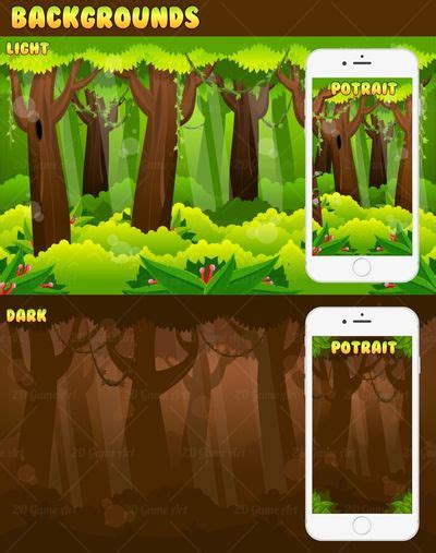 Vines And Leaves Game Gui Game Art 2d