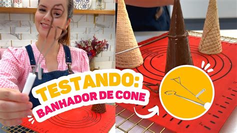 Banhando cone muito rápido Testando o banhador de cone YouTube