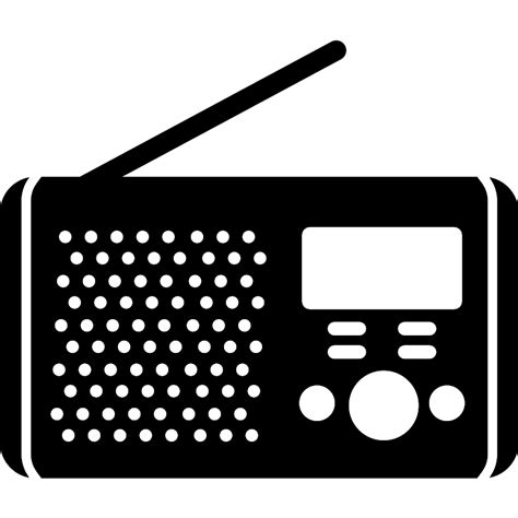 Vintage Radio Vector SVG Icon SVG Repo