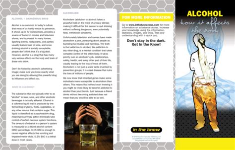 Alcohol Abuse And Your Health Pamphlet Prevention Resources