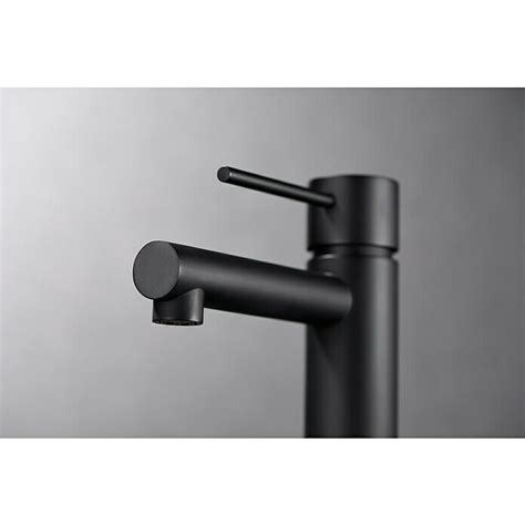 Imex Milos Stick Grifo De Lavabo Negro Bauhaus