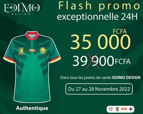 Sport Qatar Le Maillot Vert Des Lions Indomptables Fcfa