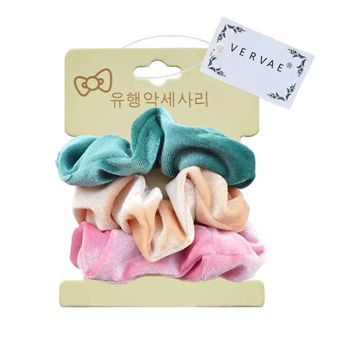 Scrunchies De Terciopelo Para El Cabello Para Mujer Bandas El Sticas