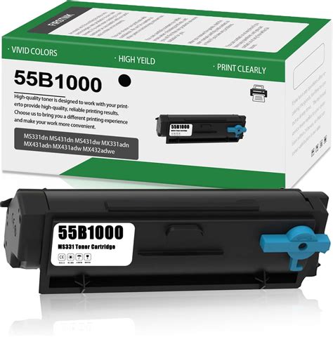 Amazon Lexmark 55b1000 Return Program Toner 3 000 Page Yield