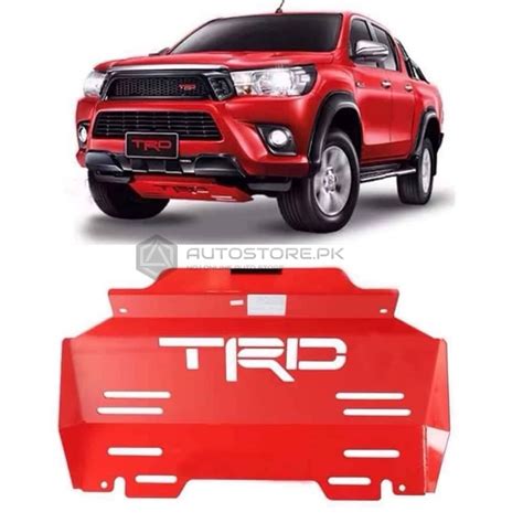 Trd Front Bumper Shield Red For Toyota Hilux Revo Thailand