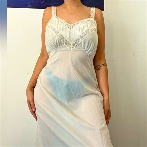 Vanity Fair Intimates Sleepwear Vintage Vanity Fair S S Lingerie Slip Dress Size Fits
