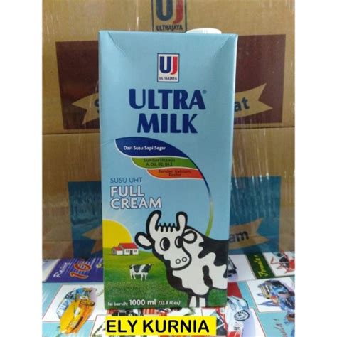 Jual Susu Uht Ultra Full Cream Liter Dus Isi Plain Jakarta