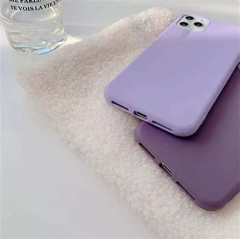 Cute Pretty Soft Lavender Purple Pastel Matte Iphone Case Etsy