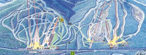 Attitash Resort Trail Map • Piste Map • Panoramic Mountain Map