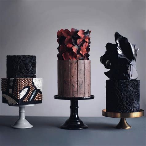 Tortik Annushka on Instagram: “🖤 ️🖤 @tortikannuchka” | Cake decorating ...