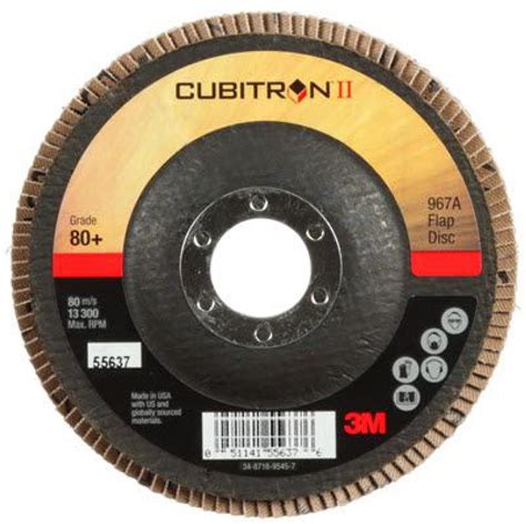 3M Flap Disc Type 27 Cubitron II 967A Series Precision Shaped Ceramic