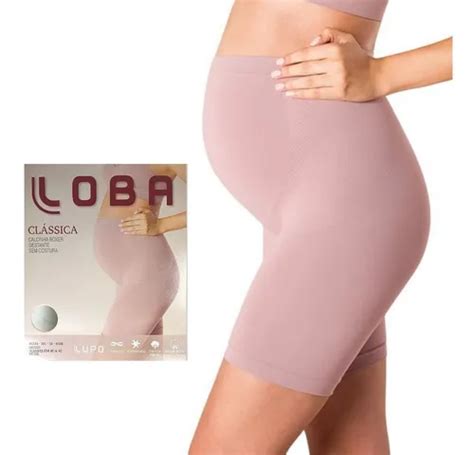 Boxer Gravida Bermuda Calcinha Lupo Nude Preta Mercadolivre