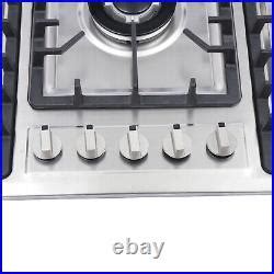 Inch Gas Cooktop Burners Built In Gas Stove Top Ng Lpg Kitchen