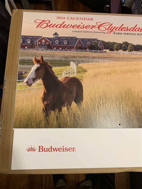 2025 Budweiser Clydesdale Calendar - Ella White