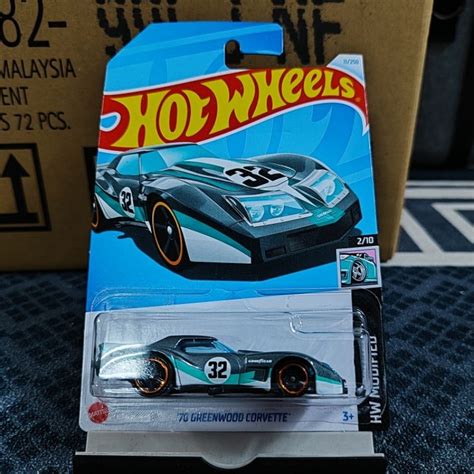 Hot Wheels 76 Greenwood Corvette Grey Shopee Philippines