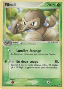 Pifeuil 43 107 EX Deoxys Carte Pokemon