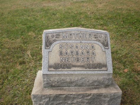 Susanna Barbara Fry Neubert 1865 1928 Find A Grave Memorial