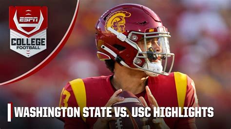 Washington State Cougars Vs Usc Trojans Full Game Highlights Youtube