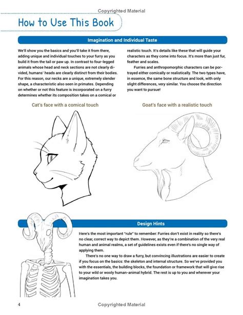 How To Draw Manga Furries The Complete Guide To Anthropomorphic Fantasy Characters 75 Fahasacom