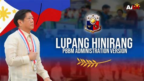 Lupang Hinirang — The Philippine National Anthem Instrumental Pbbm Administration Version