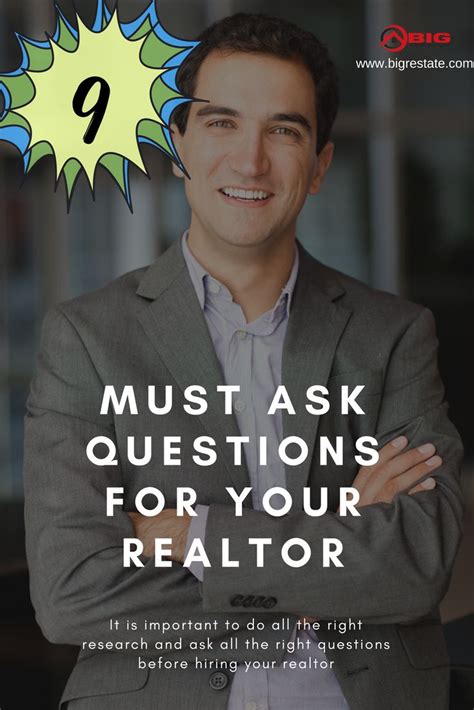 9 Must Ask Questions For Your Realtor These Questions Are Super