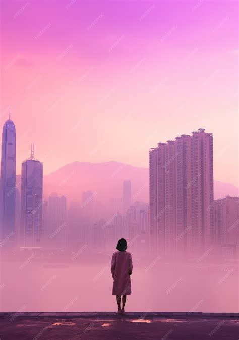 Premium AI Image | purple wallpaper pink sunrise background