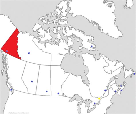 Carte Des Provinces Du Canada Et Leur Capitale Flashcards Quizlet