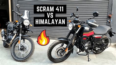 New Royal Enfield Scram Vs Royal Enfield Himalayan Comparision