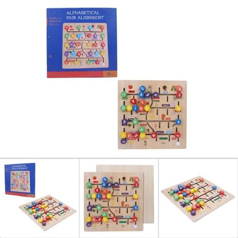 Drfeify Jouet De Puzzle Jouet Cognitif Jouet Puzzle Couleurs Vives