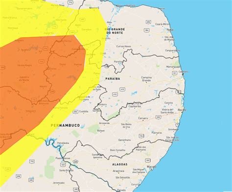 Inmet emite alertas de baixa umidade para 96 cidades da Paraíba veja lista