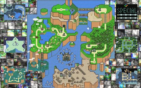 Completed Super Mario World Map United States Map