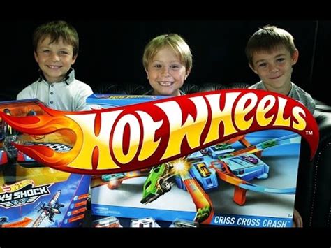Hot Wheels Criss Cross Crash Sky Shock RC Toy Review YouTube