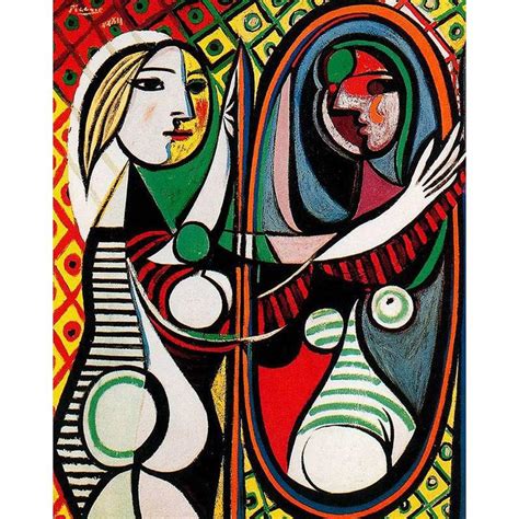 Girl In Front Of Mirror 1932 By Pablo Picasso Pablo Picasso Paintings