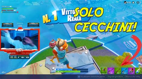 UN FAN MI SFIDA A VINCERE USANDO SOLO CECCHINI FORTNITE ITA YouTube