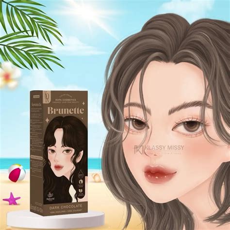 Kota Cosmetics Hair Color Cream Brunette Dark Chocolate