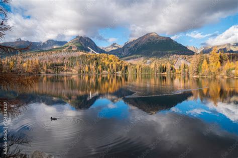 Trbsk Pleso Is The Second Largest Lake In The Slovak Part Of The High