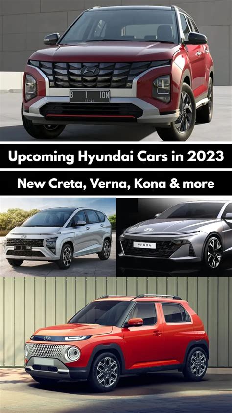 Upcoming Hyundai Cars In India In 2023 New Creta Verna More Auto