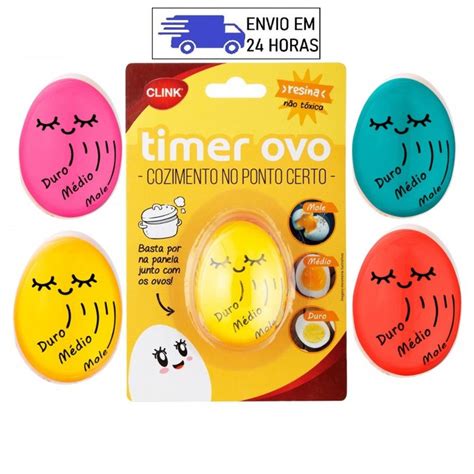 Egg Timer Ovo Cozido Temporizador Gema Mole Media Dura Shopee Brasil