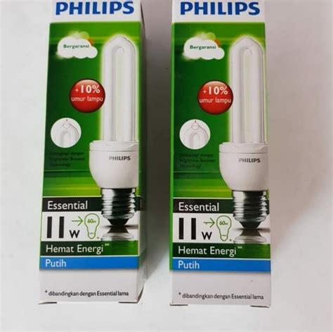 Jual LAMPU PHILIPS ESSENTIAL PUTIH 11 WATT Di Lapak Sinar Surya