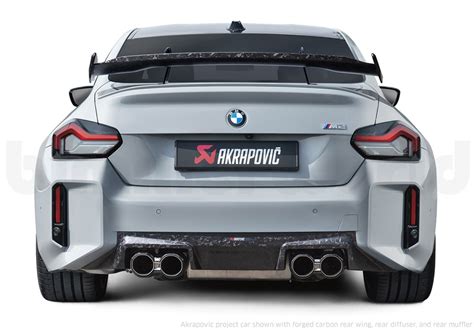 Akrapovic Forged Carbon Fiber Rear Wing Kit For BMW G87 M2 G42 M240i