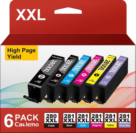 Amazon Canon CLI 281 XL BKCMY 4 Color Ink Tank Value Pack