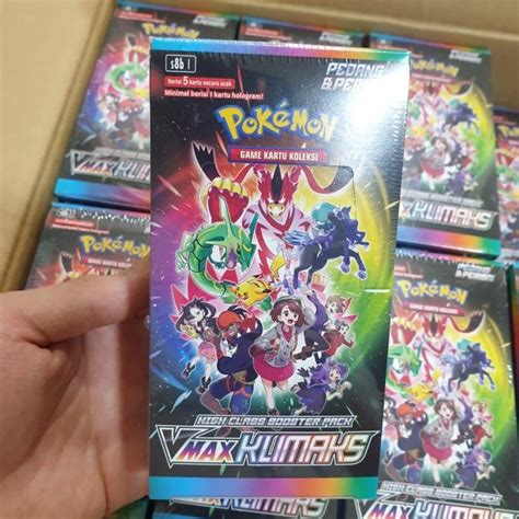 Jual Kartu Pokemon Indonesia Booster Pack Vmax Klimaks S8B 1 Box