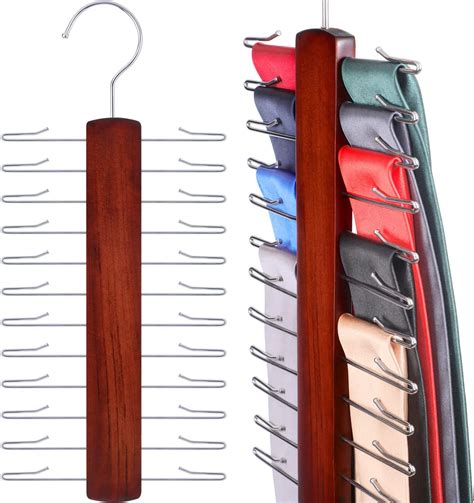 Amazon Tenby Living 2 Pack Black Tie Rack Organizer Hanger